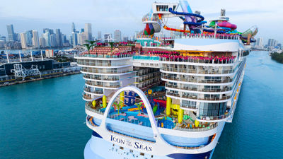 The new Icon of the Seas is at the forefront of record bookings at Royal Caribbean Group.