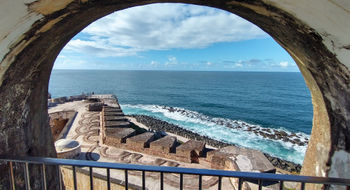 A view of the Caribbean Sea from the Castillo San Felipe del Morro.