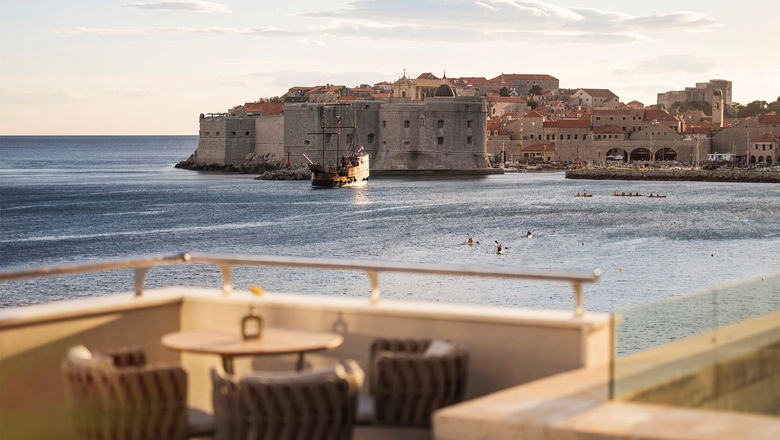 Guests at the Hotel Excelsior Dubrovnik are treated to some great views of Dubrovnik's Old Town.