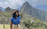 The author takes in the sights of Machu Picchu while on a tour with Alexander + Roberts.
