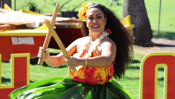 Visitors to the Kilohana Hula Show will hear songs honoring Waikiki and see hula dances using Hawaiian implements.